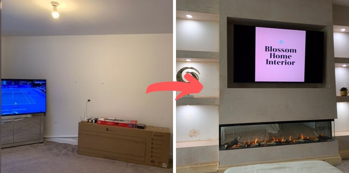 WOW! See @blossom_home_interior’s Incredible Media Wall Build