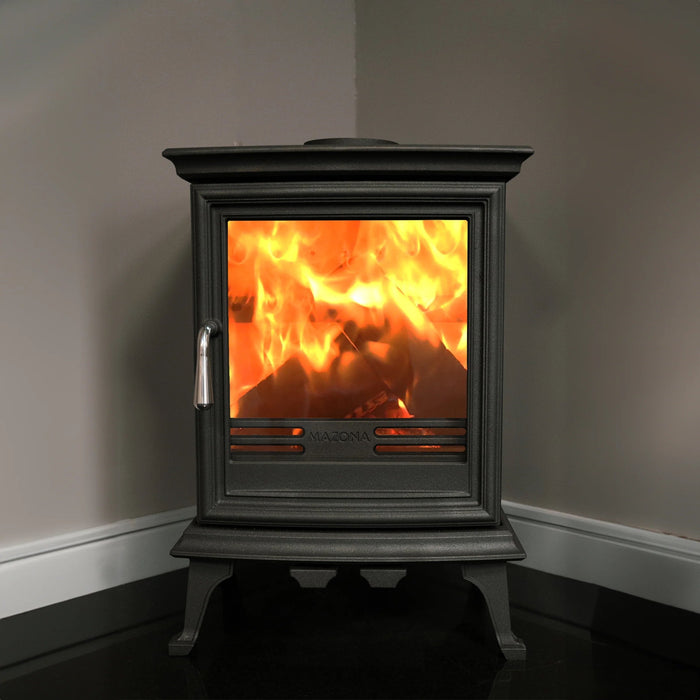 Why you should close the door on a wood-burning stove