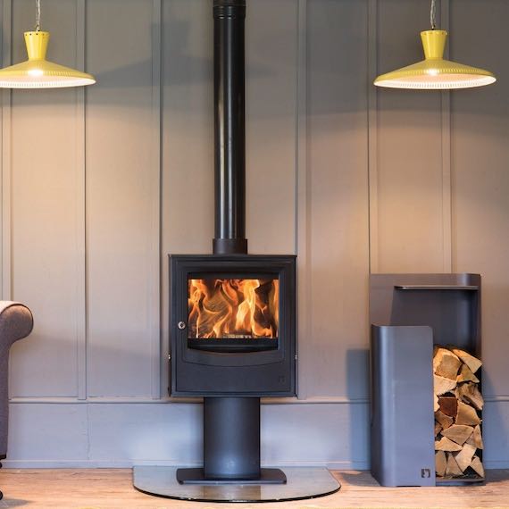 Installing a wood-burning stove