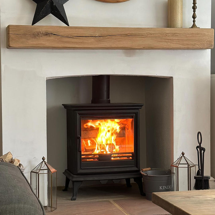 Mazona Bedford 8kW Stove, Multifuel, Woodburning, Freestanding, Eco Design Approved, Defra Approved