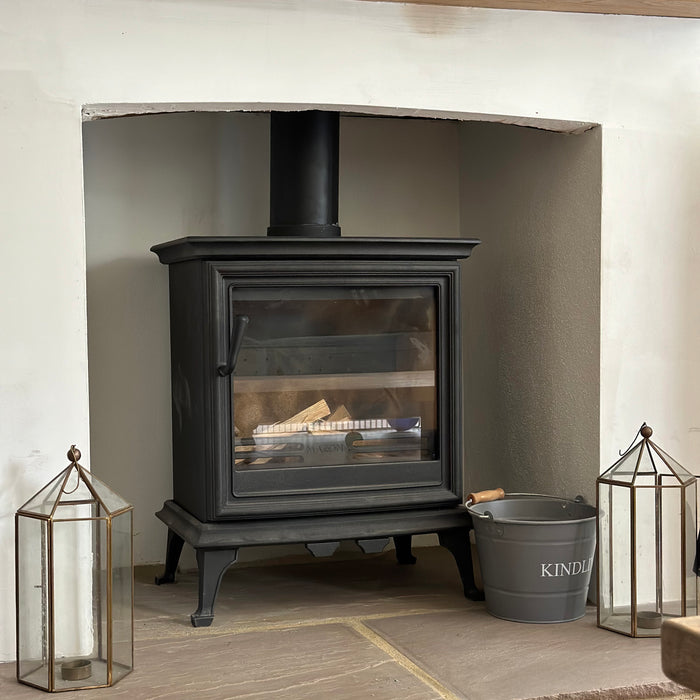 Mazona Bedford 8kW Stove, Multifuel, Woodburning, Freestanding, Eco Design Approved, Defra Approved