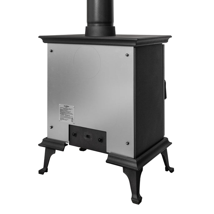 Mazona Bedford 8kW Stove, Multifuel, Woodburning, Freestanding, Eco Design Approved, Defra Approved