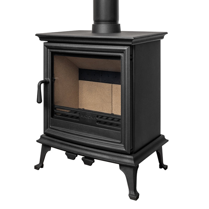 Mazona Bedford 8kW Stove, Multifuel, Woodburning, Freestanding, Eco Design Approved, Defra Approved