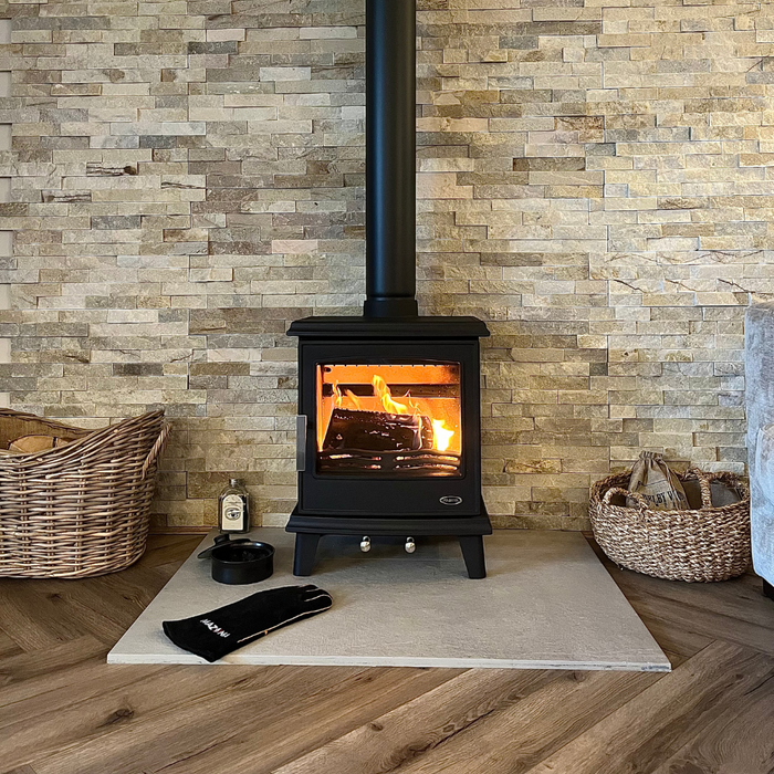 Mazona Cheshire 5kW Multifuel Woodburning Stove, Eco Design Approved, Defra Approved