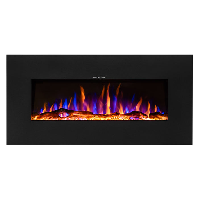 Ezee Glow Mini Zara Metal Frame Wall Mounted or Recessed / Built-In Electric Fire