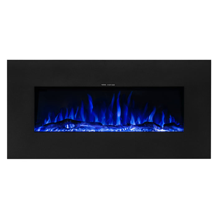 Ezee Glow Mini Zara Metal Frame Wall Mounted or Recessed / Built-In Electric Fire