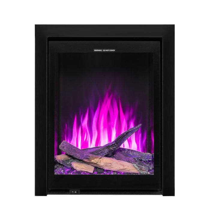 Ezee Glow Pulse Deep Inset Electric Fire With Glass Trim