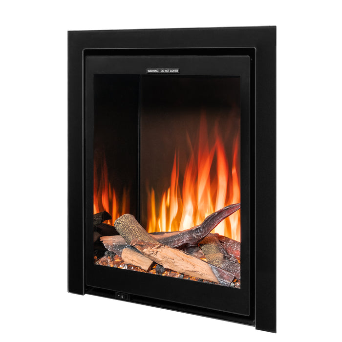 Ezee Glow Pulse Deep Inset Electric Fire With Glass Trim