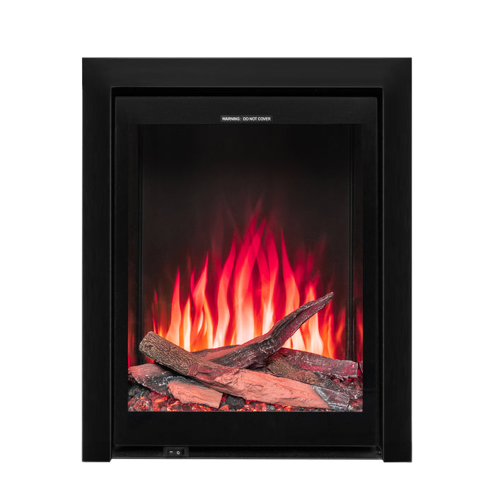 Ezee Glow Pulse Deep Inset Electric Fire With Glass Trim