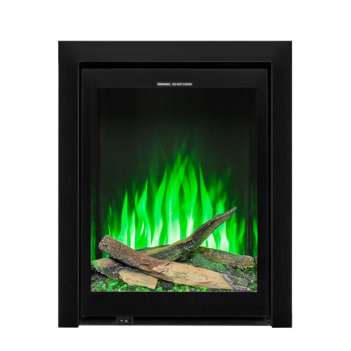 Ezee Glow Pulse Deep Inset Electric Fire With Glass Trim