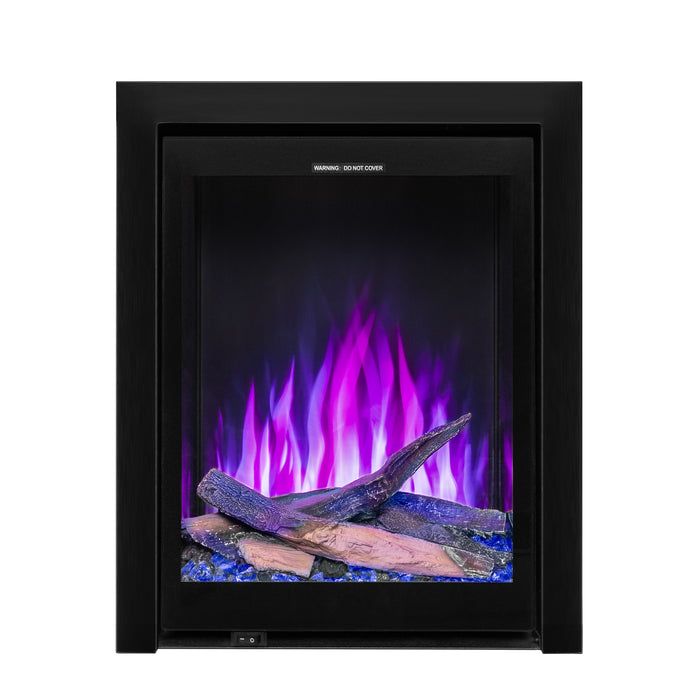 Ezee Glow Pulse Deep Inset Electric Fire With Glass Trim