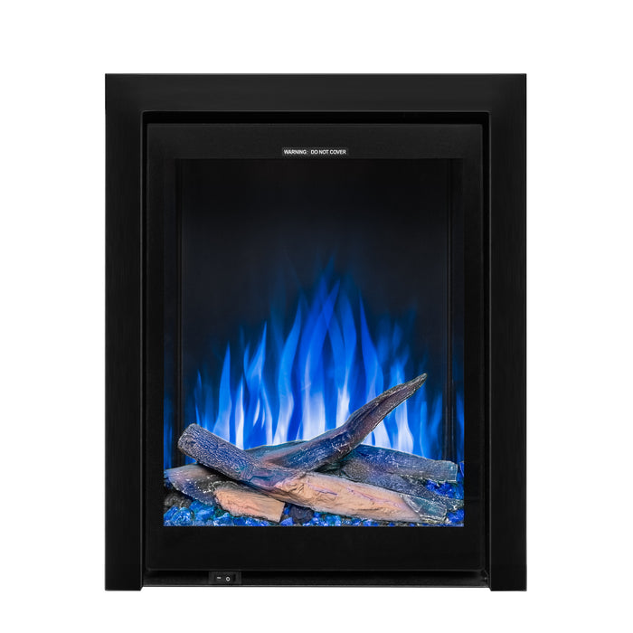 Ezee Glow Pulse Deep Inset Electric Fire With Glass Trim