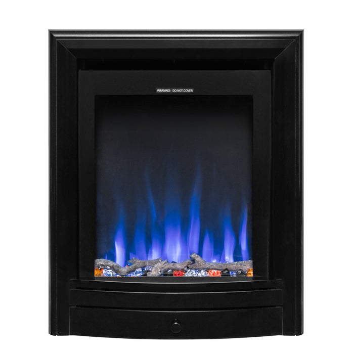 Ezee Glow Pulse Electric Fire With Nickel Trim