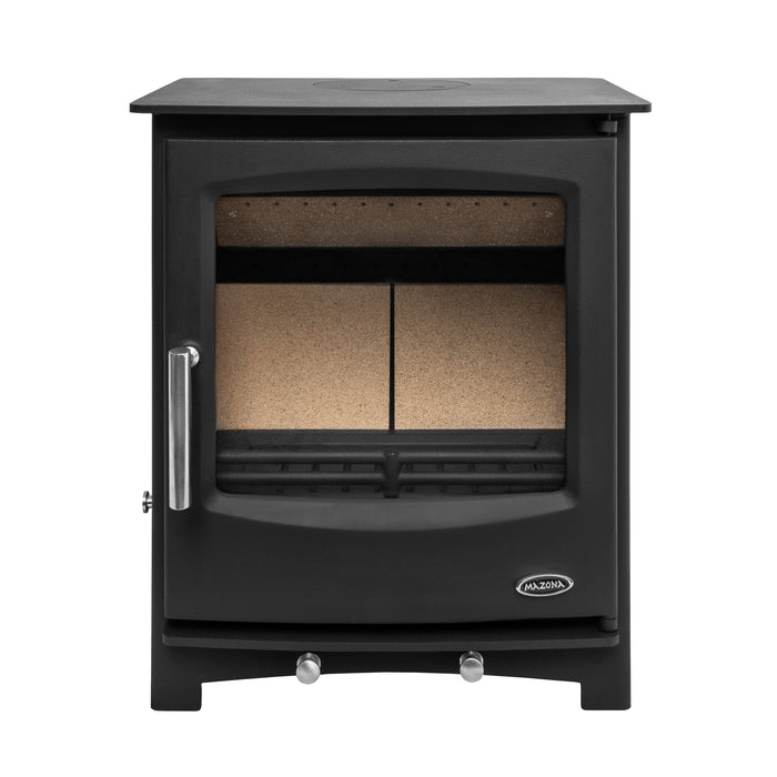 Mazona Rye 5kW Multifuel Woodburning Stove, Freestanding, Eco Design Approved, Defra Approved