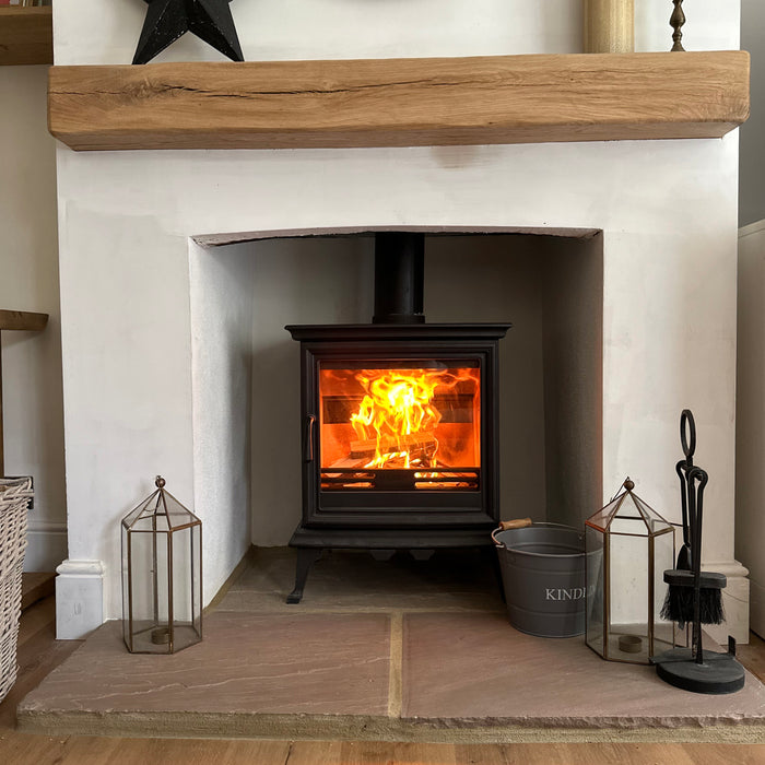 Mazona Bedford 8kW Stove, Multifuel, Woodburning, Freestanding, Eco Design Approved, Defra Approved