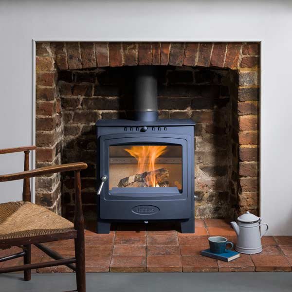 Arada Hamlet Solution 5 Widescreen Atlantic Stove, Multi Fuel,  Wood Burning, Freestanding (S4) Ecodesign Approved, DEFRA Approved