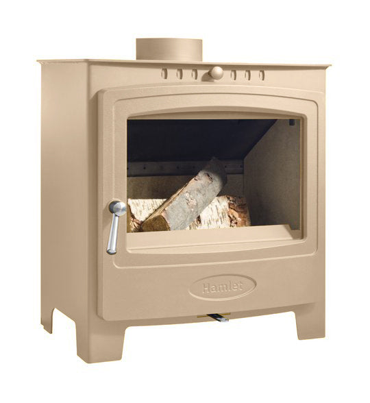 Arada Hamlet Solution 5 Widescreen Clay Stove, Multi Fuel, Wood Burning, Freestanding (S4) Ecodesign Approved, DEFRA Approved