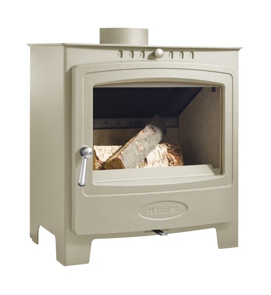 Arada Hamlet Solution 5 Widescreen Straw Stove, Multi Fuel, Wood Burning, Freestanding (S4) Ecodesign Approved, DEFRA Approved