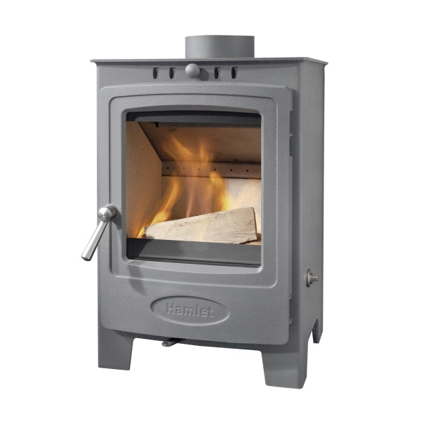 Arada Hamlet Solution 5 Compact Mist Stove, Multi Fuel Wood Burning, Freestanding (S4) Ecodesign Approved, Defra Approved