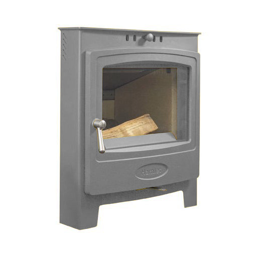 Arada Hamlet Solution 7kW Graphite Stove, Multi Fuel, Wood Burning, Inset 7 (S4), Ecodesign Approved, Defra Approved