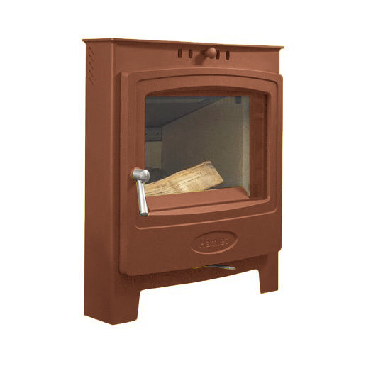 Arada Hamlet Solution 7kW Terracotta Stove, Multi Fuel, Wood Burning, Inset 7 (S4), Ecodesign Approved, Defra Approved