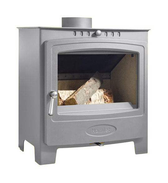 Arada Hamlet Solution 5 Widescreen Pebble Stove, Multi Fuel, Wood Burning, Freestanding (S4) Ecodesign Approved, DEFRA Approved