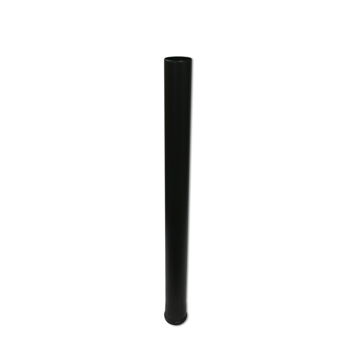 1 metre Straight 3 Inch Plain Black Flue Section — GR8 Fires